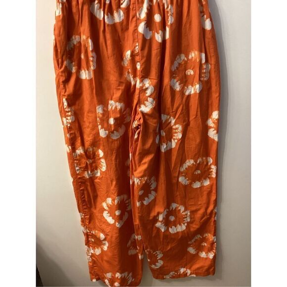 Busayo Collective Orange Ruffle Jumpsuit Women’s Size 6 - Picture 11 of 16